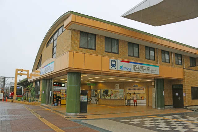 瀬戸市の主要駅・名鉄尾張瀬戸駅（瀬戸線の終点）